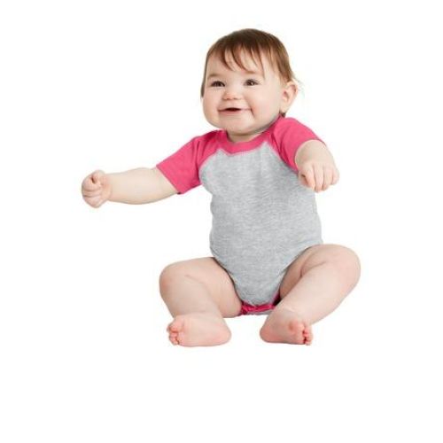 Rabbit Skins Infant Baseball Fine Jersey Bodysuit