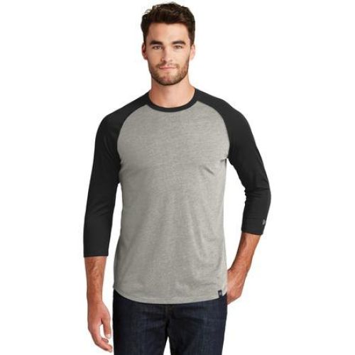 New Era Heritage Blend 3/4-Sleeve Baseball Raglan Tee