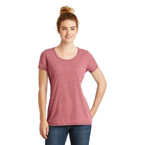 New Era Ladies Tri-Blend Performance Scoop Tee