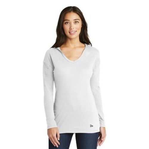 New Era Ladies Tri-Blend Performance Pullover Hoodie Tee