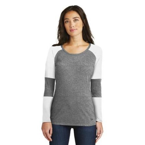 New Era Ladies Tri-Blend Performance Baseball Tee