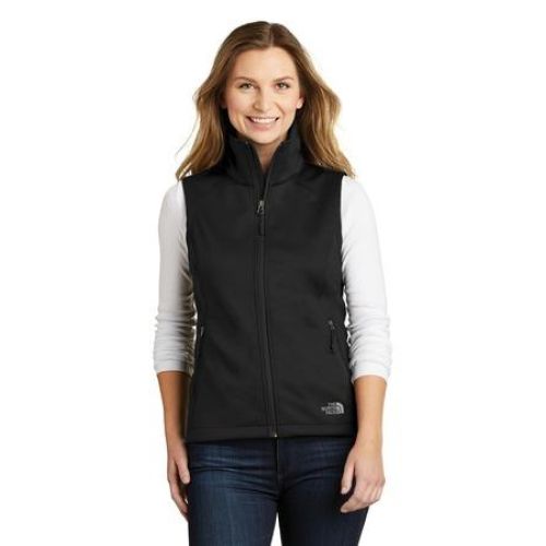 The North Face Ladies Ridgeline Soft Shell Vest - Rainbow Lettering