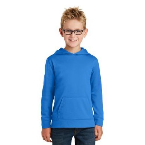 Port & CompanyYouth Performance Fleece Pullover Hooded Sweatshirt