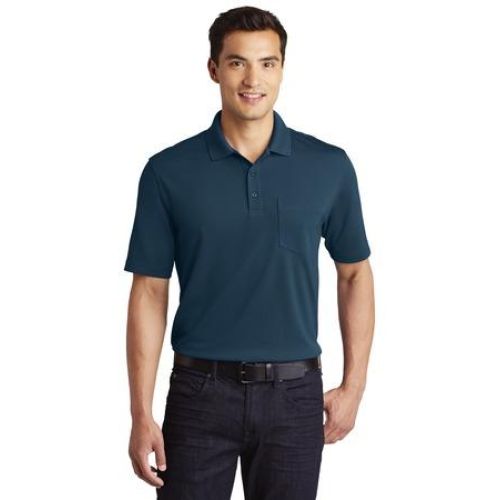 Port Authority Dry Zone UV Micro-Mesh Pocket Polo