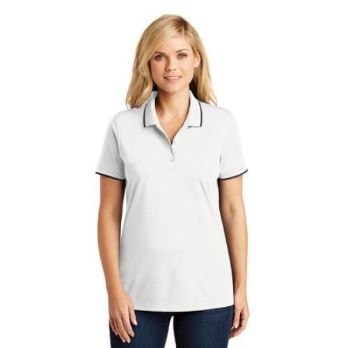 Port Authority Ladies Dry Zone UV Micro-Mesh Tipped Polo