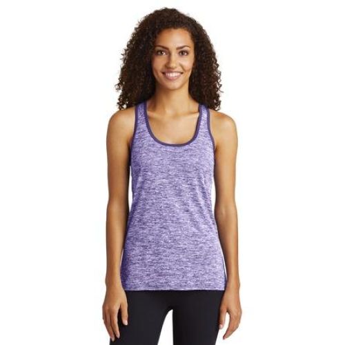 Sport-Tek Ladies PosiCharge Electric Heather Racerback Tank