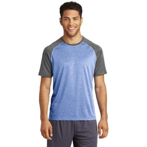 ST362 Sport-Tek Heather-On-Heather Contender Tee