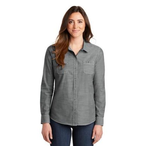 Port Authority Ladies Slub Chambray Shirt