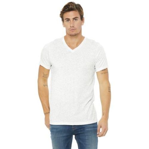 BELLA+CANVAS Unisex Triblend Short Sleeve V-Neck Te