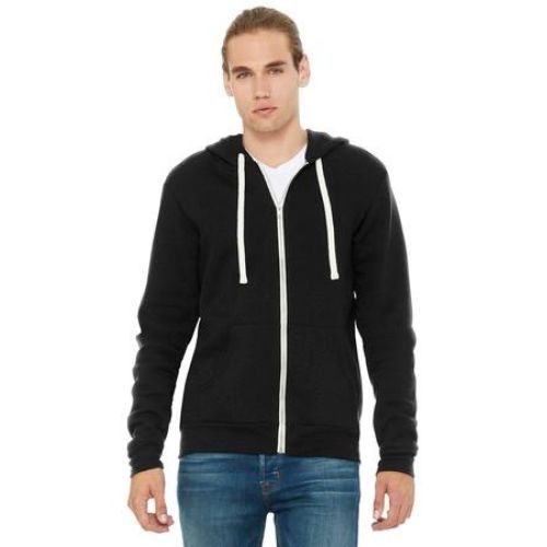 BELLA+CANVAS Unisex Triblend Sponge Fleece Full-Zip Hoodie