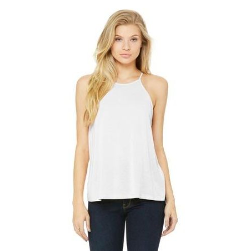 BELLA+CANVAS Women’s Flowy High-Neck Tank