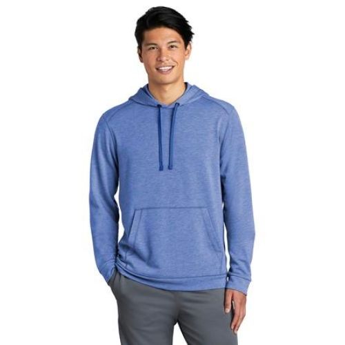 Sport-Tek PosiCharge Tri-Blend Wicking Fleece Hooded Pullover