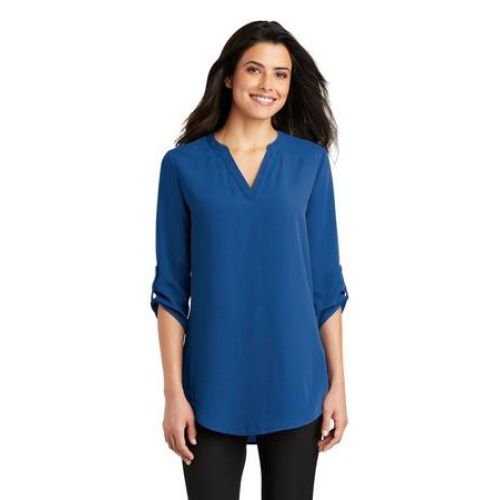 Port Authority Ladies 3/4-Sleeve Tunic Blouse