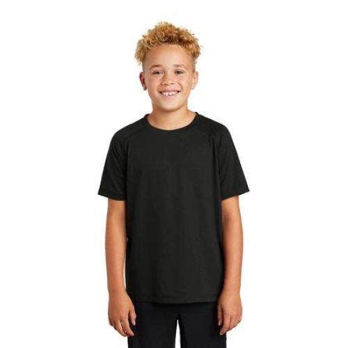 Sport-Tek Youth PosiCharge Tri-Blend Wicking Raglan Tee