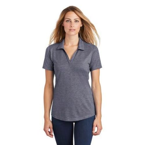 Sport-Tek Ladies PosiCharge Tri-Blend Wicking Polo