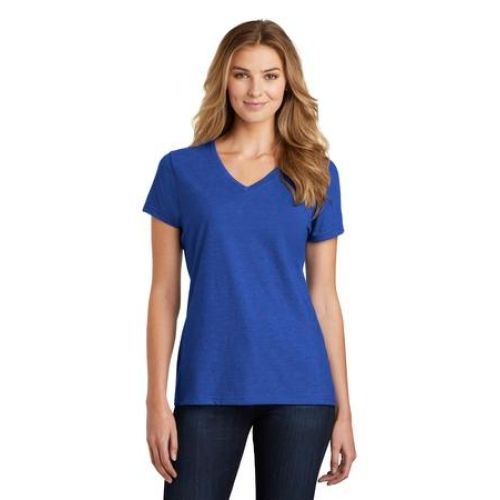 LPC455V Port & Company Ladies Fan Favorite Blend V-Neck Tee