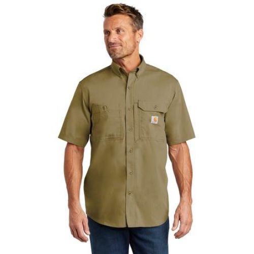 CT102417 Carhartt Force Ridgefield Solid Short Sleeve Shirt
