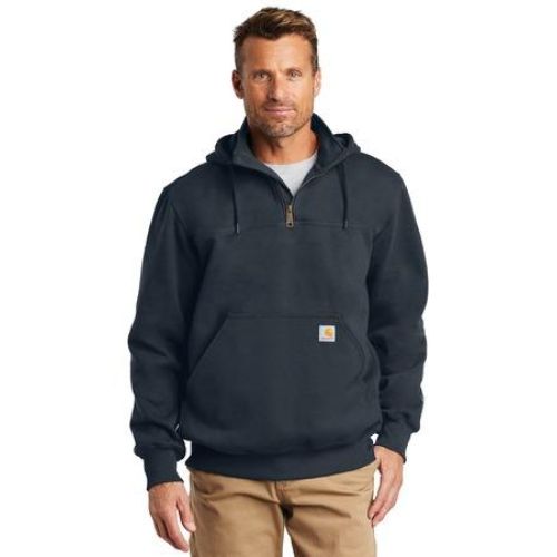 Carhartt Rain Defender Paxton Heavyweight Hooded Zip Mock Sweatshirt ...