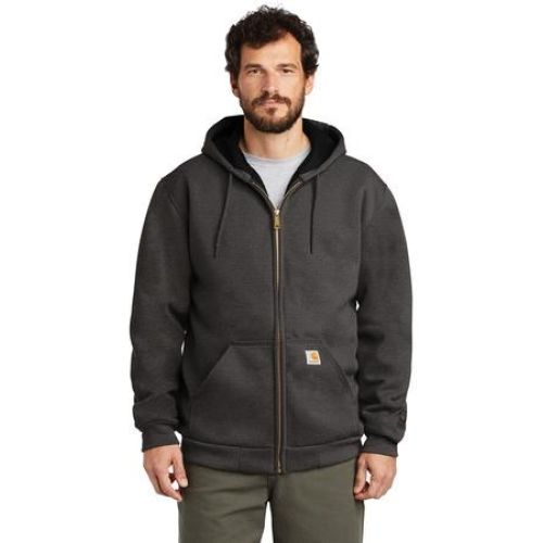 CT100632 Carhartt Rain Defender Rutland Thermal-Lined Hooded Zip-Front Sweatshirt