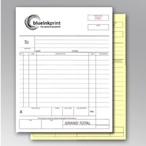 Carbon Copy NCR Forms