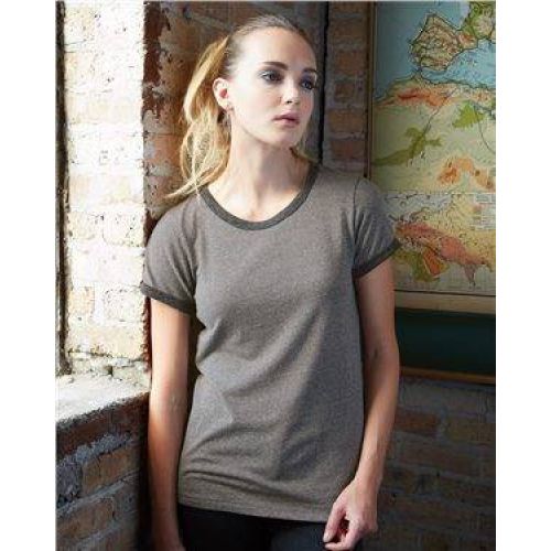 Women’s Eco Mock Twist Ideal Ringer Tee