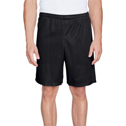Adult Longer Length Tricot Mesh Short