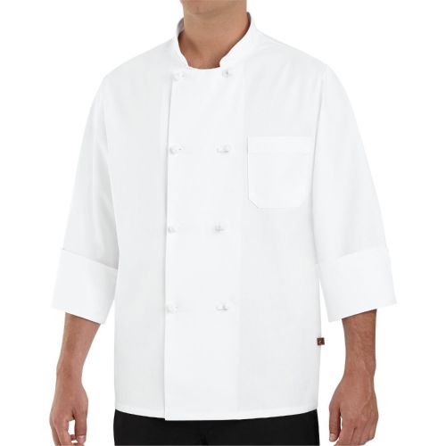 Eight Knot Button Chef Coat Long Sizes