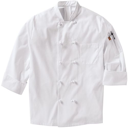 Mimix™ Ten Knot Button Chef Coat with OilBlok