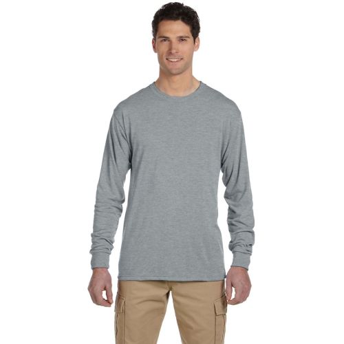Adult 5.3 oz. DRI-POWER® SPORT Long-Sleeve T-Shirt