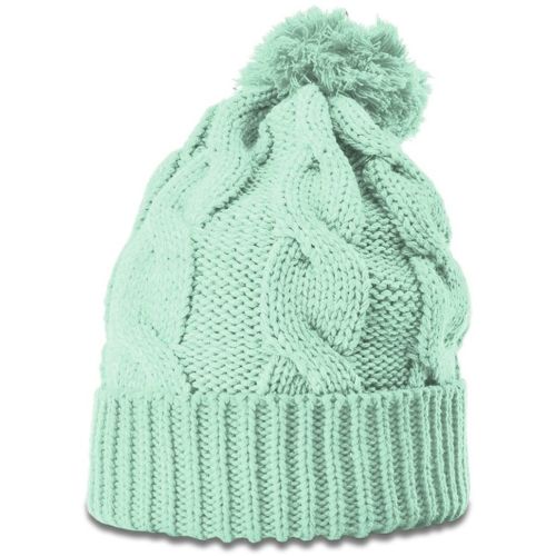 Chunk Twist Knit Beanie With Cuff