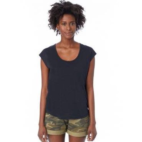 Melrose Organic Pima Cotton Scoop T-Shirt