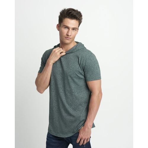 Mock Twist Short Sleeve Hoodie