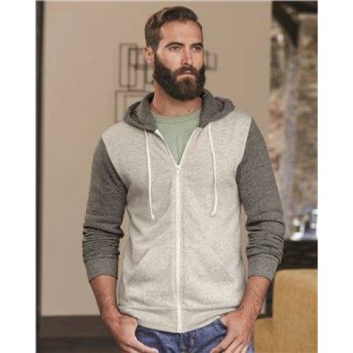 Rocky Unisex Colorblocked Eco-Fleece™ Hooded Full-Zip