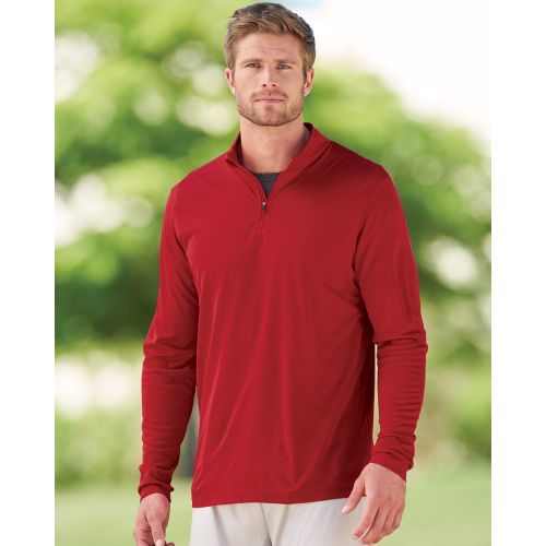 Attain True Hue Performance Quarter-Zip Pullover