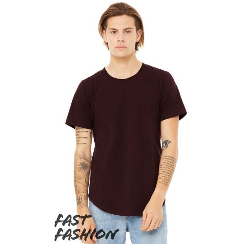 Fast Fashion Jersey Curved Hem Tee – 3003