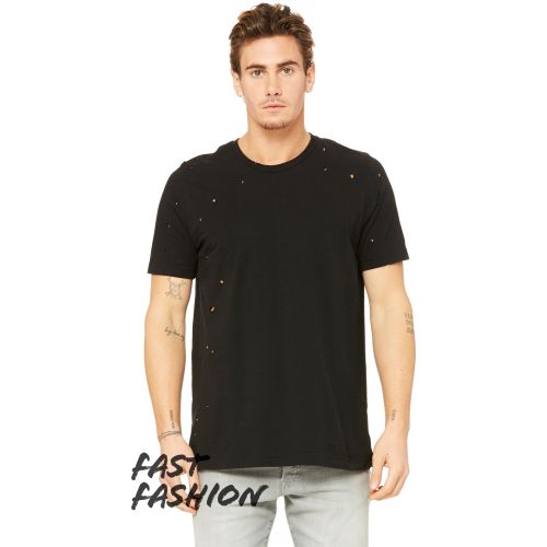 Fast Fashion Unisex Vintage Distressed T-Shirt