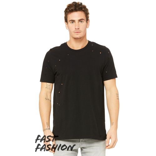 Fast Fashion Unisex Vintage Distressed Tee