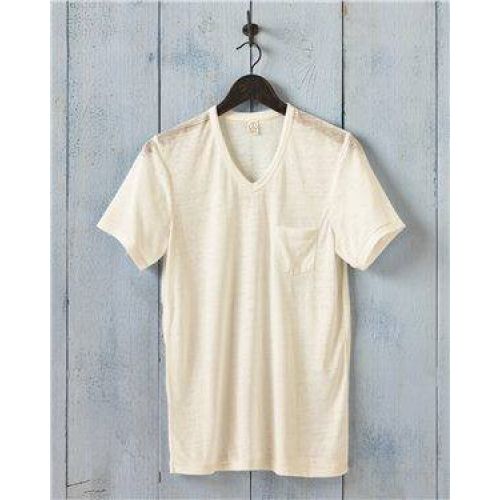 Vintage Burnout Leo V-Neck T-Shirt