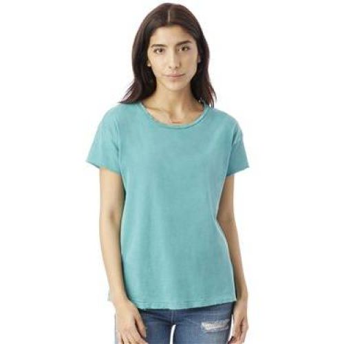 Rocker Garment Dyed Distressed T-Shirt