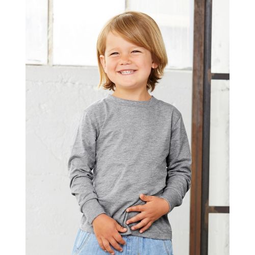 Bella + Canvas Bella + Canvas Toddler Jersey Long Sleeve Tee