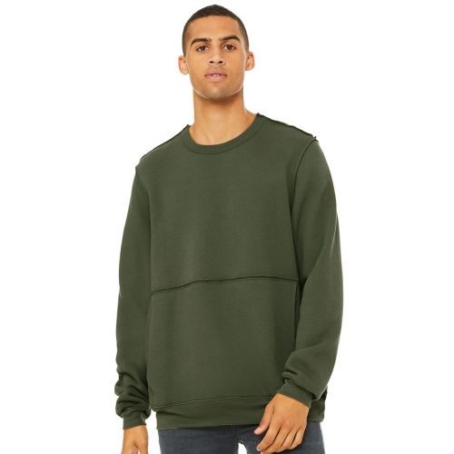 Fast Fashion Unisex Raw Seam Crewneck Sweatshirt