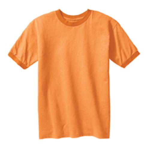 Authentic Pigment 6 oz. Direct-Dyed Heather Ringer T-Shirt