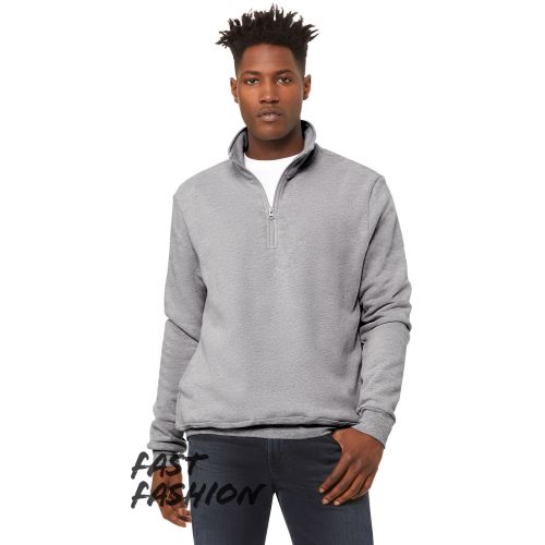 Fast Fashion Unisex Quarter Zip Pullover Fleece