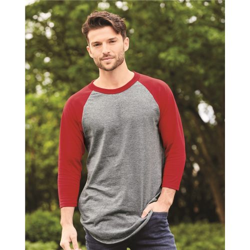 Three-Quarter Raglan Sleeve Baseball Jersey – 4420
