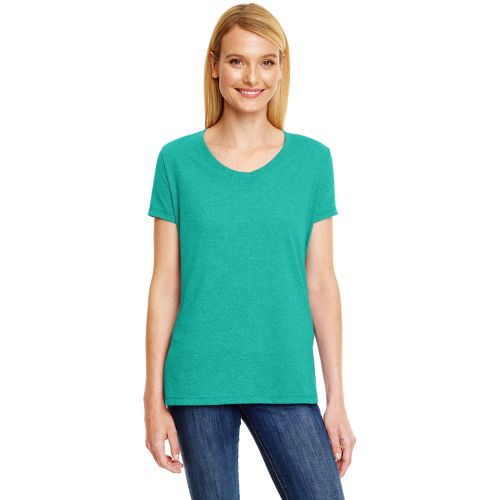 Ladies’ X-Temp® Triblend V-Neck T-Shirt
