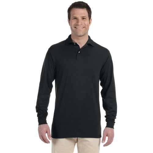 Jerzees Adult 5.6 oz. SpotShield Long-Sleeve Jersey Polo