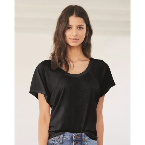 Women’s Flowy Raglan Tee – 8801